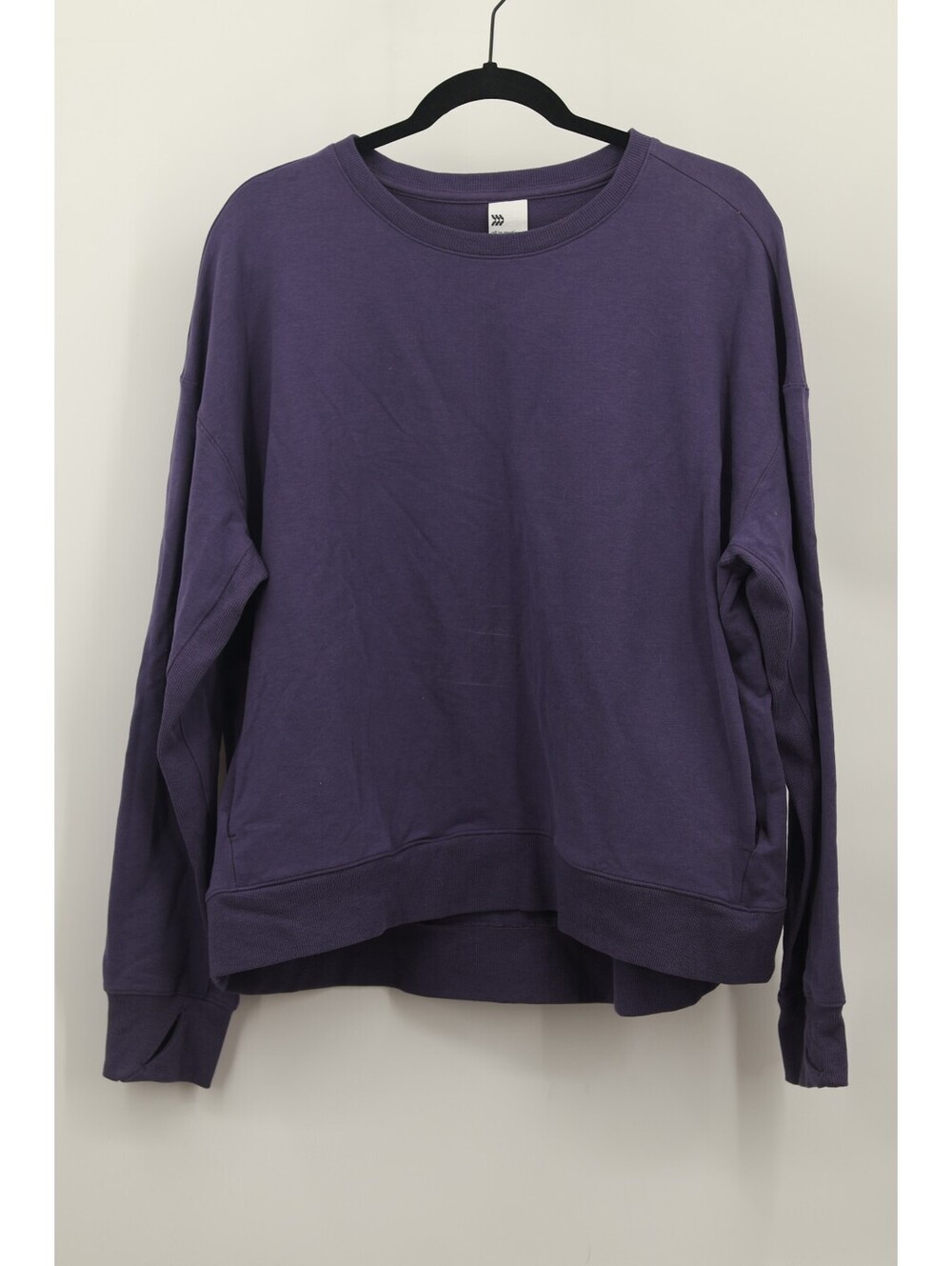 All in Motion Womens XXL Purple French Terry Crewneck Pullover Sweatshirt